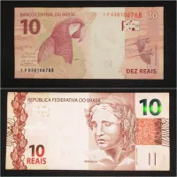 Cédula 10 Reais Série IF (Guedes/R.Campos) FE