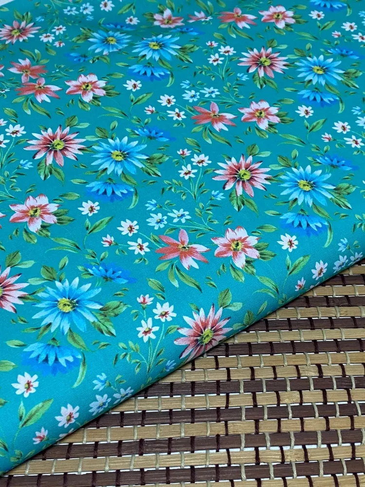 TECIDO TRICOLINE AM-5061 ESTAMPADO DIGITAL - 5771 D