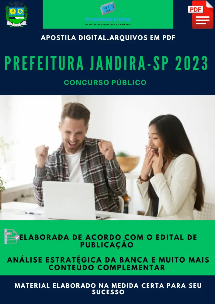 Apostila Prefeitura Jandira SP Analista Técnico Jurídico 2023 Imagem