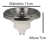 Lampada led AR111 13w bivolt  - Foto 7
