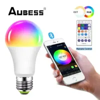 Lampada LED smart Wi-Fi Bulbo RGB 7w    Controle Remoto e via celular - Foto 3