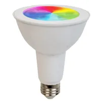 Lampada LED smart Wi-Fi Par20 RGB 7w    Controle Remoto e via celular casa inteligente - Foto 4