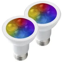 Lampada LED smart Wi-Fi Par30 RGB 12w    Controle Remoto e via celular casa inteligente - Foto 3