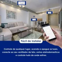 Lampada LED smart Wi-Fi Par30 RGB 12w    Controle Remoto e via celular casa inteligente - Foto 8