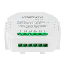 Interruptor Inteligente Smart IZY Controlador de Cargas Wifi 1/1 EWS 211 Branco Intelbras Imagem