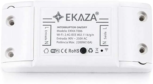 Módulo Interno para Interruptor Inteligente Sem Fio, EKAZA, Compatível com Alexa