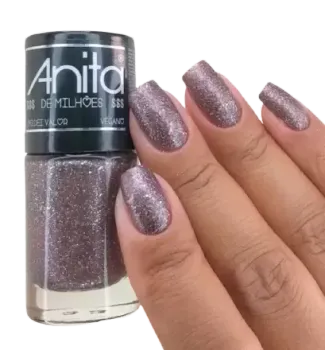 ANITA - Esmalte Glitter - Dei Valor - 10ml - Foto 2