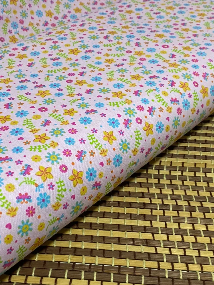  TECIDO TRICOLINE   MINI FLOR  REF. 142 Imagem