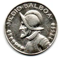Panamá - 1970 - 1/2 Balboa - Prata .400 - Aprox. 12,5g - 30,6mm - Foto 2