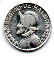Panamá - 1962 - 1/10 Balboa - Prata .900 - Aprox. 2,5g - 18mm - Foto 2