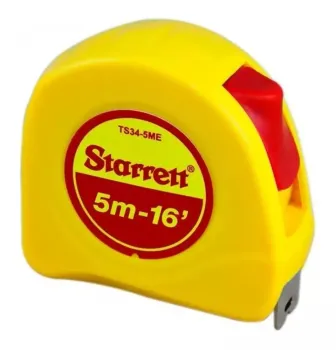 Trena 5 Metros Mm/pol. Profissional De Bolso Starrett