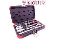 Jogo de soquetes Gedore Red Sextavado 3/8 26 Pcs R59003026 - Foto 2