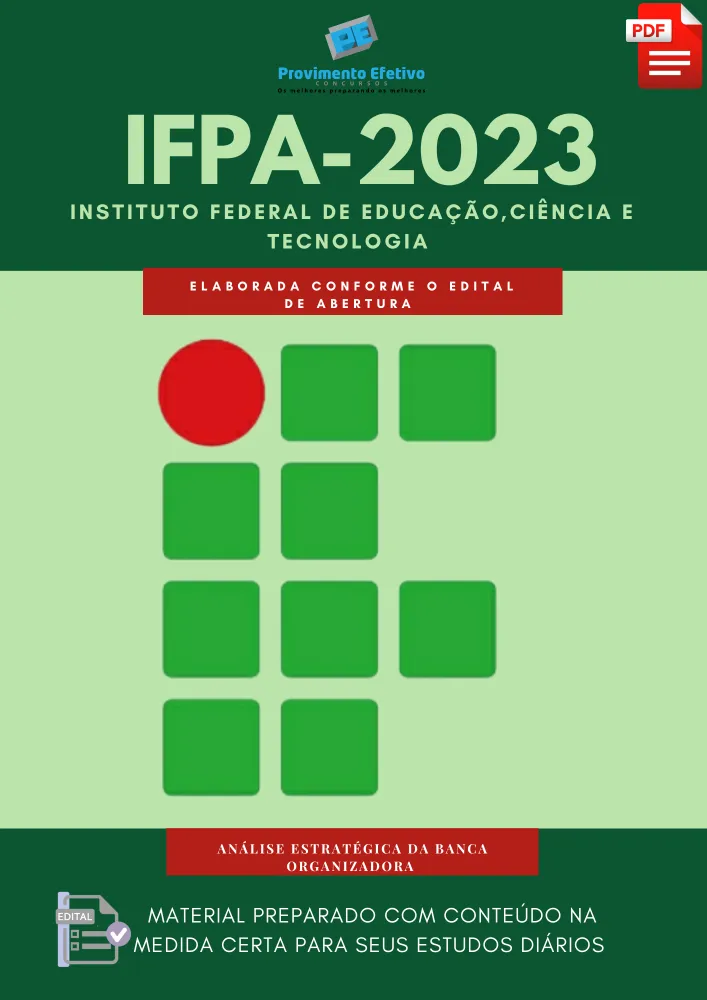 Apostila IFPA Analista Tecnologia da Informação Prova 2023 Imagem
