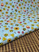 TECIDO TRICOLINE  ABELHAS REF.1095