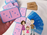 G1.272 Gabarito de Moldes em MDF Dominó 11cm