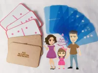 G1.273 Gabarito de Moldes em MDF Dominó 16cm - Foto 2