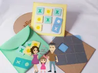 G1.275 Gabarito de Moldes em MDF Jogo da Velha - Foto 2