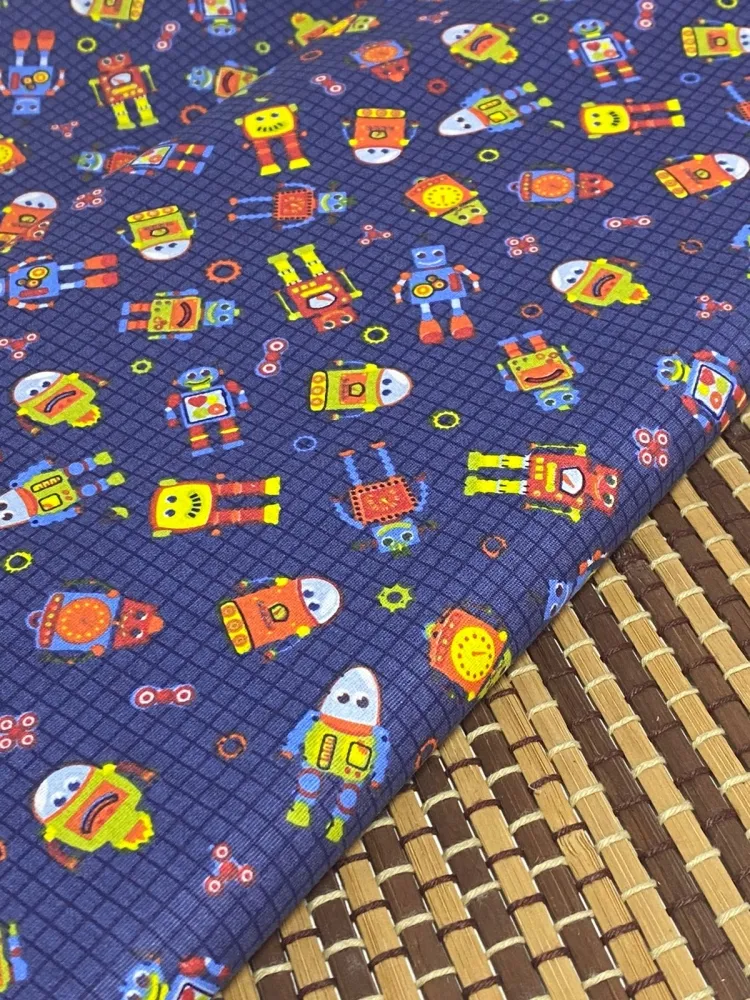   TECIDO TRICOLINE 0,50 X 1,50 ROBOK -AZ REF. 14