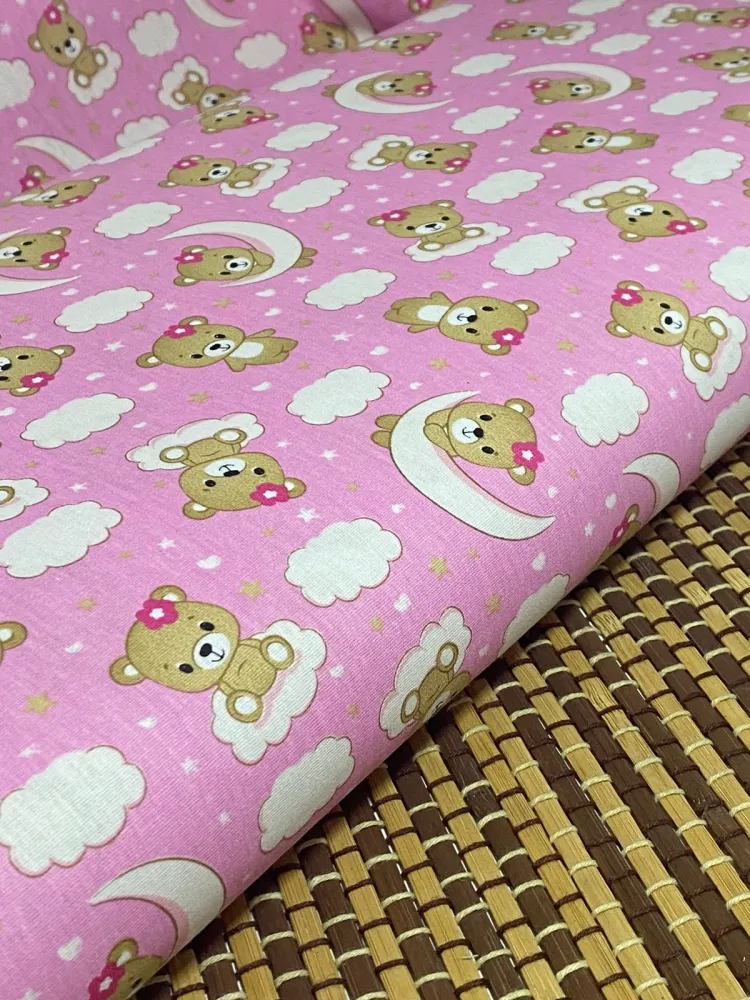 TECIDO TRICOLINE URSINHA LUA