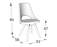 Cadeira Giratória Maya - Foto 7