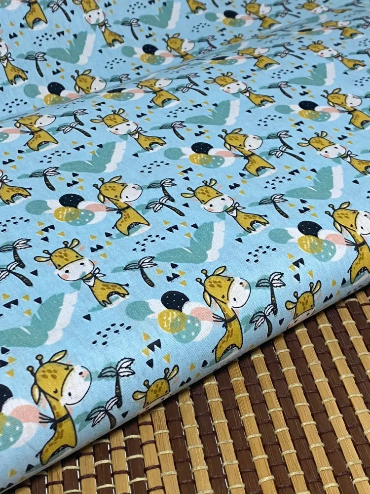 TECIDO TRICOLINE girafinha REF.66 Imagem