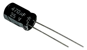 CAPACITOR ELETROLITICO 470UFX25V