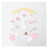 Móbile Pet - Bolinhas + Arco-íris + Nuvem + Flor - Foto 3