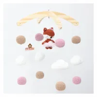 Móbile Raposa Bailarina - Bolinhas + Nuvens - Foto 6