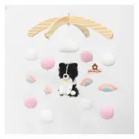 Móbile Pet - Bolinhas + Arco-íris + Nuvem - Foto 3