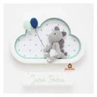 Dinossauro - Nuvem M Branca - Porta Maternidade - Foto 2