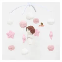 Móbile Princesa Leia  - Estrelas + Bolinhas - Foto 5