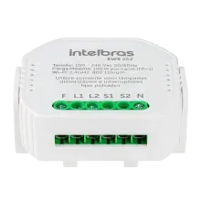 Interruptor Inteligente Smart IZY Controlador de Cargas Wifi 1/1 EWS 211 Branco Intelbras Imagem