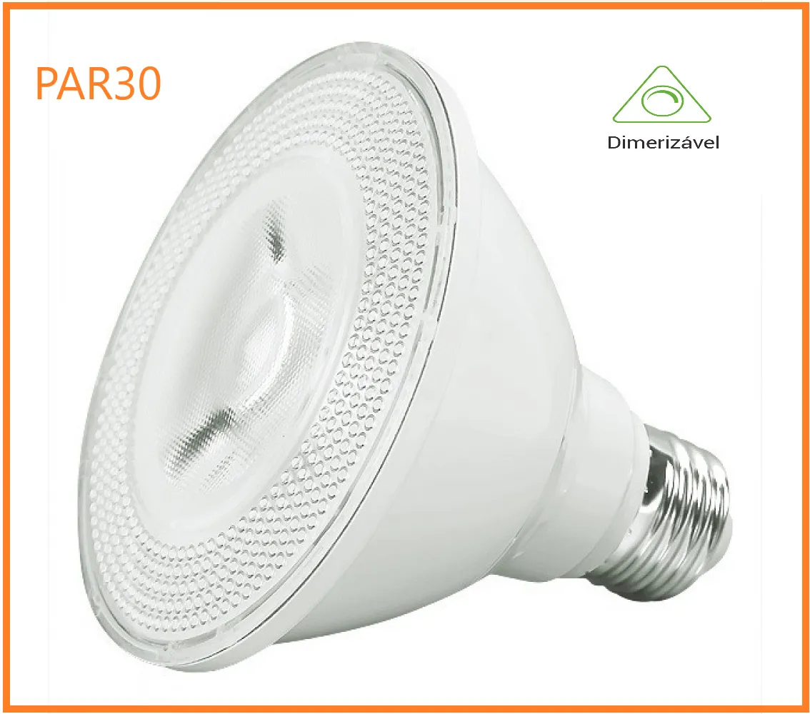 Lampada Led DIMERIZAVEL Par30 10w Bivolt 