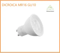 Lâmpada led DIMERIZAVEL Dicroica MR16 GU10 7W bivolt 