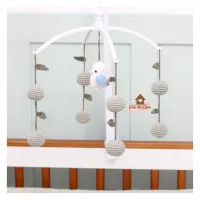 Móbile Passarinho + bolinhas + folhinhas - Foto 2