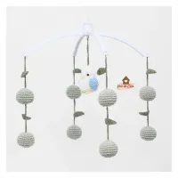 Móbile Passarinho + bolinhas + folhinhas - Foto 4