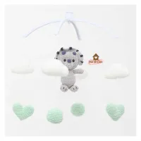 Móbile Dinossauro  - Nuvens + Bolinhas + Corações - Foto 5