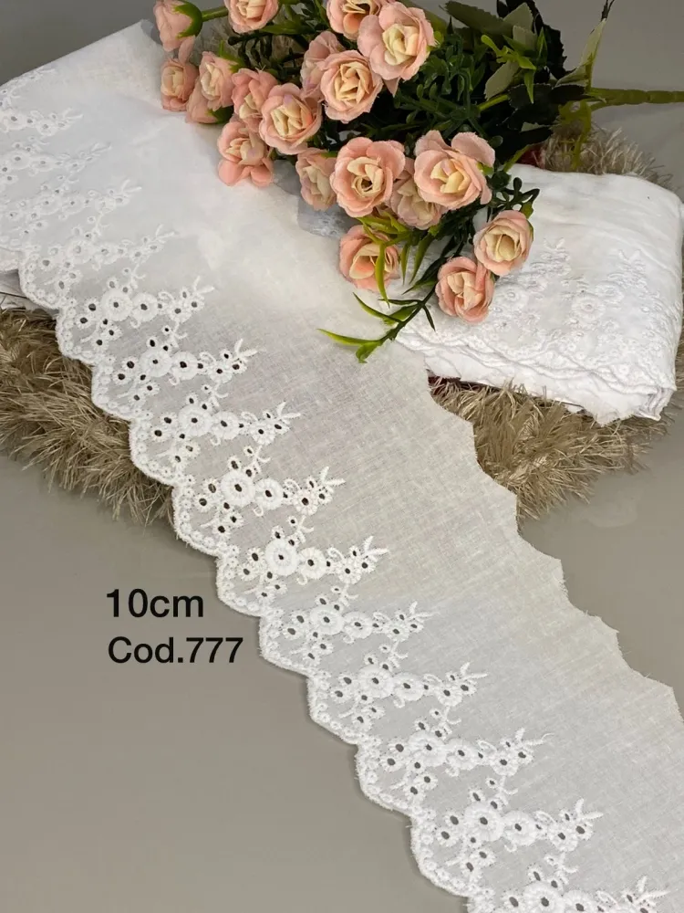  BORDADO DE ALGODÃO CAL.26- COD.777 Imagem