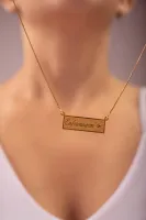 Colar de prata com banho de ouro  -  formatura  - CO25HB - Foto 2