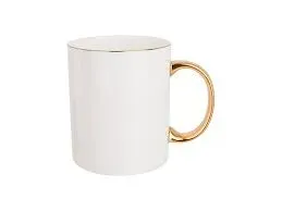CANECA ALÇA E BORDA GOLD (OURO) 325ML  - Foto 2