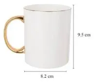CANECA ALÇA E BORDA GOLD (OURO) 325ML  - Foto 3