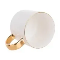 CANECA ALÇA E BORDA GOLD (OURO) 325ML  - Foto 4