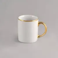 CANECA ALÇA E BORDA GOLD (OURO) 325ML  - Foto 5
