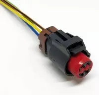 Conector Chicote 04 Vias do Pressostato Ar FORD F200 Fiesta Courier Ka  Ecosport Ranger 