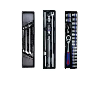 Kit de Ferramentas 62 Peças com Bandeja para Caixa Sanfonada ST902-062MRD05 KING TONY