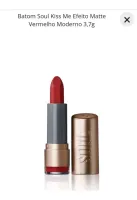 Batom Soul Kiss Me Efeito Matte 3,7g - Foto 3