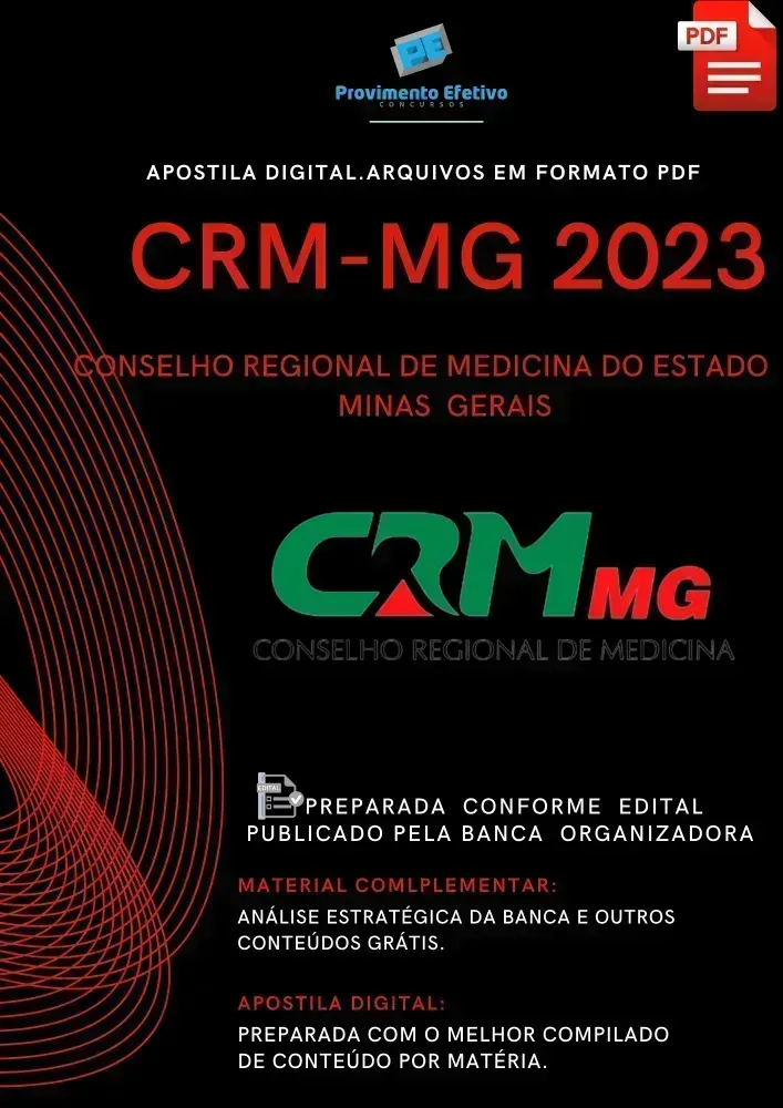 Apostila CRM MG Médico Fiscal 2023 Imagem
