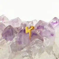 Labret em Titânio PVD DOURADO 1.2mm  RAIO Rosca Interna  TIT23 - Foto 2