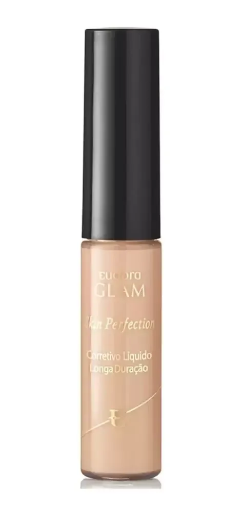 Corretivo Líquido Longa Duração Glam Skin Perfection Bege Médio 1 6,4ml