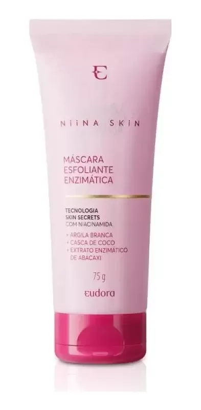 Máscara Esfoliante Enzimática Eudora Niina Secrets Skin 75g